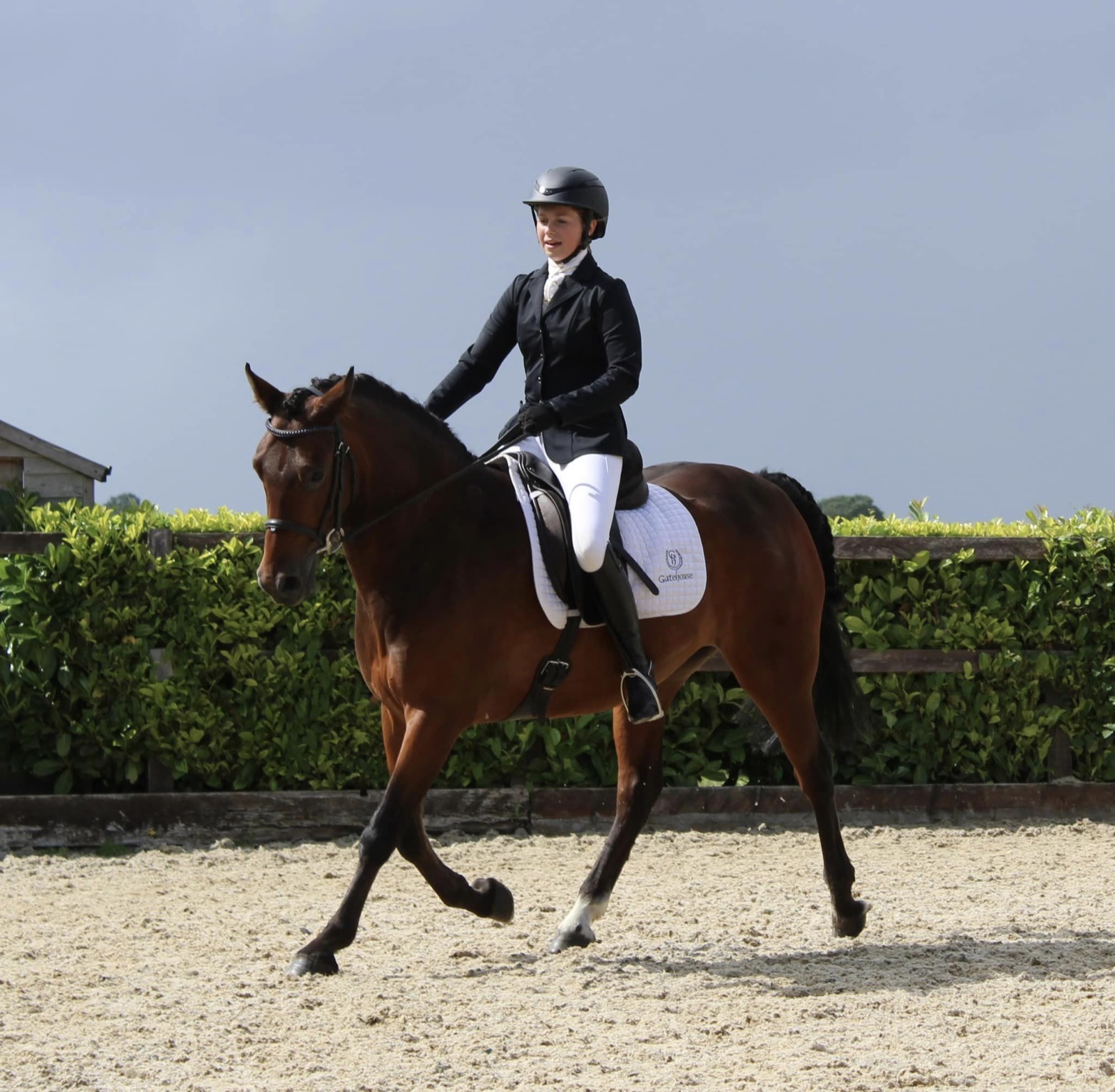 A riding lesson at Wickstead Farm